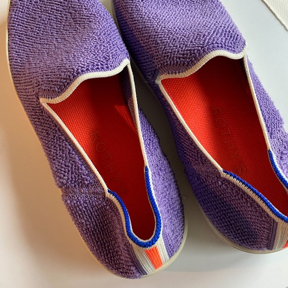 Amethyst Terry Slip On Sneakers Rothy's - Picture 2 of 4